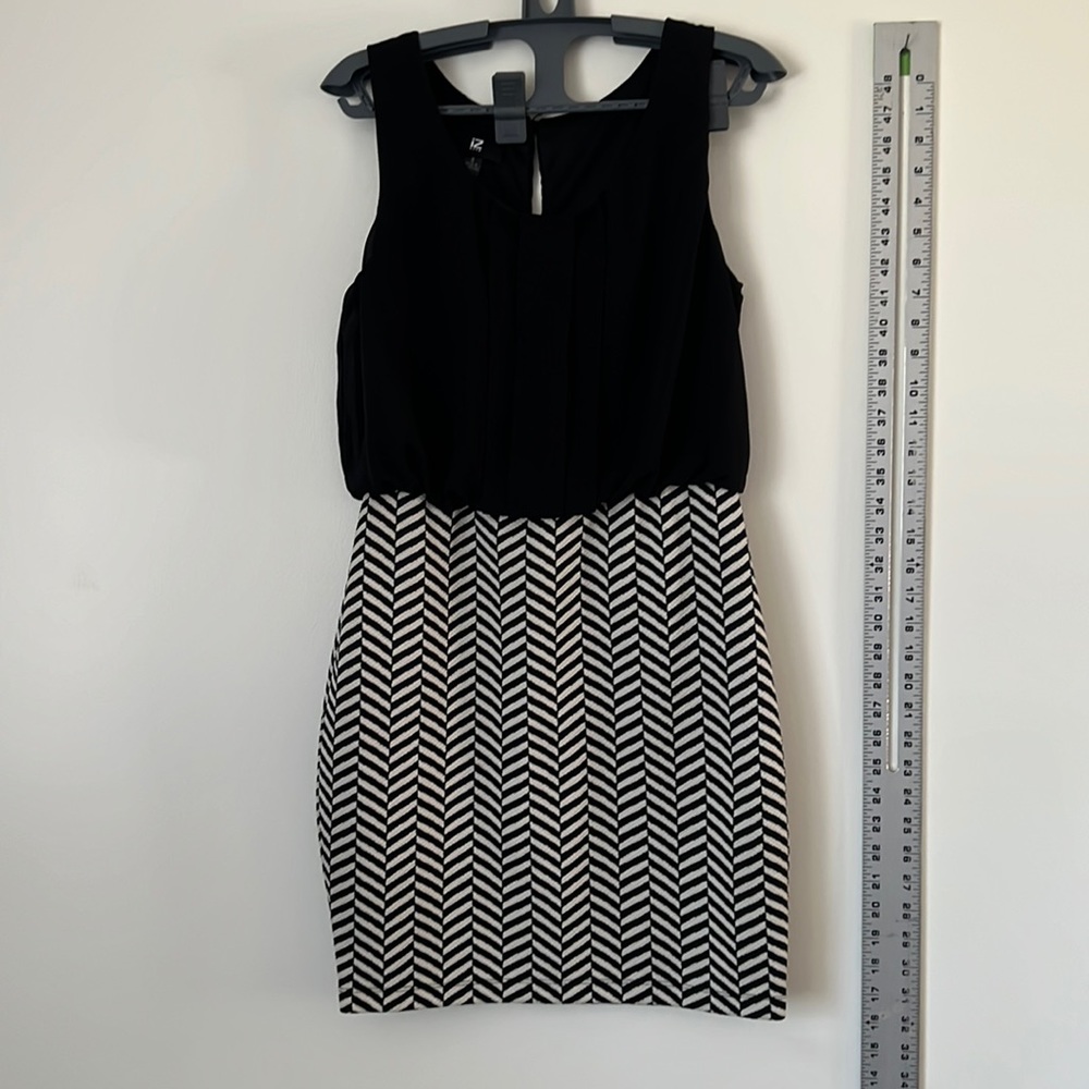 💞Black and White dress